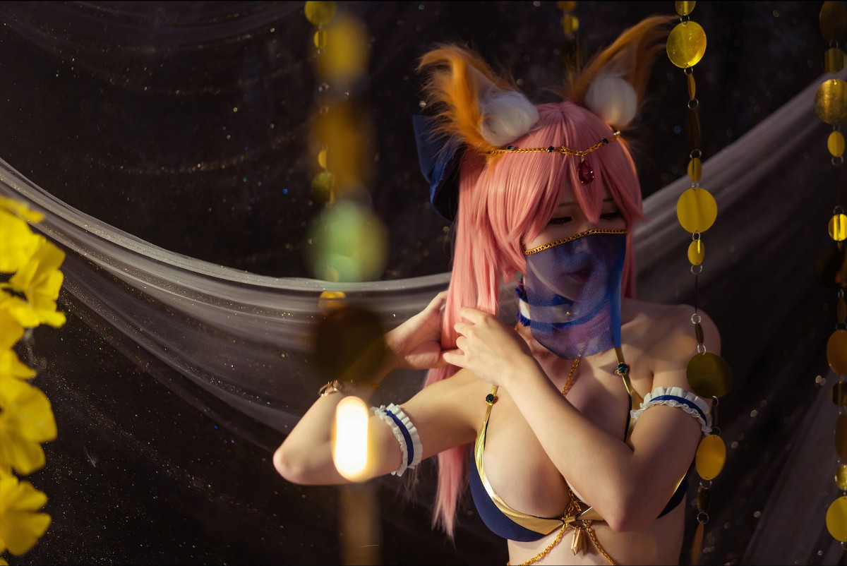 [Cosplay]Fate玉藻前舞娘泳装-COSPLAY