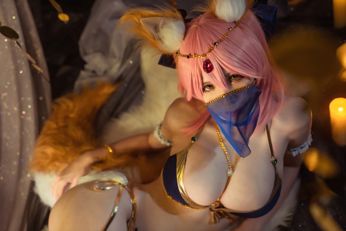 [Cosplay]Fate玉藻前舞娘泳装-COSPLAY