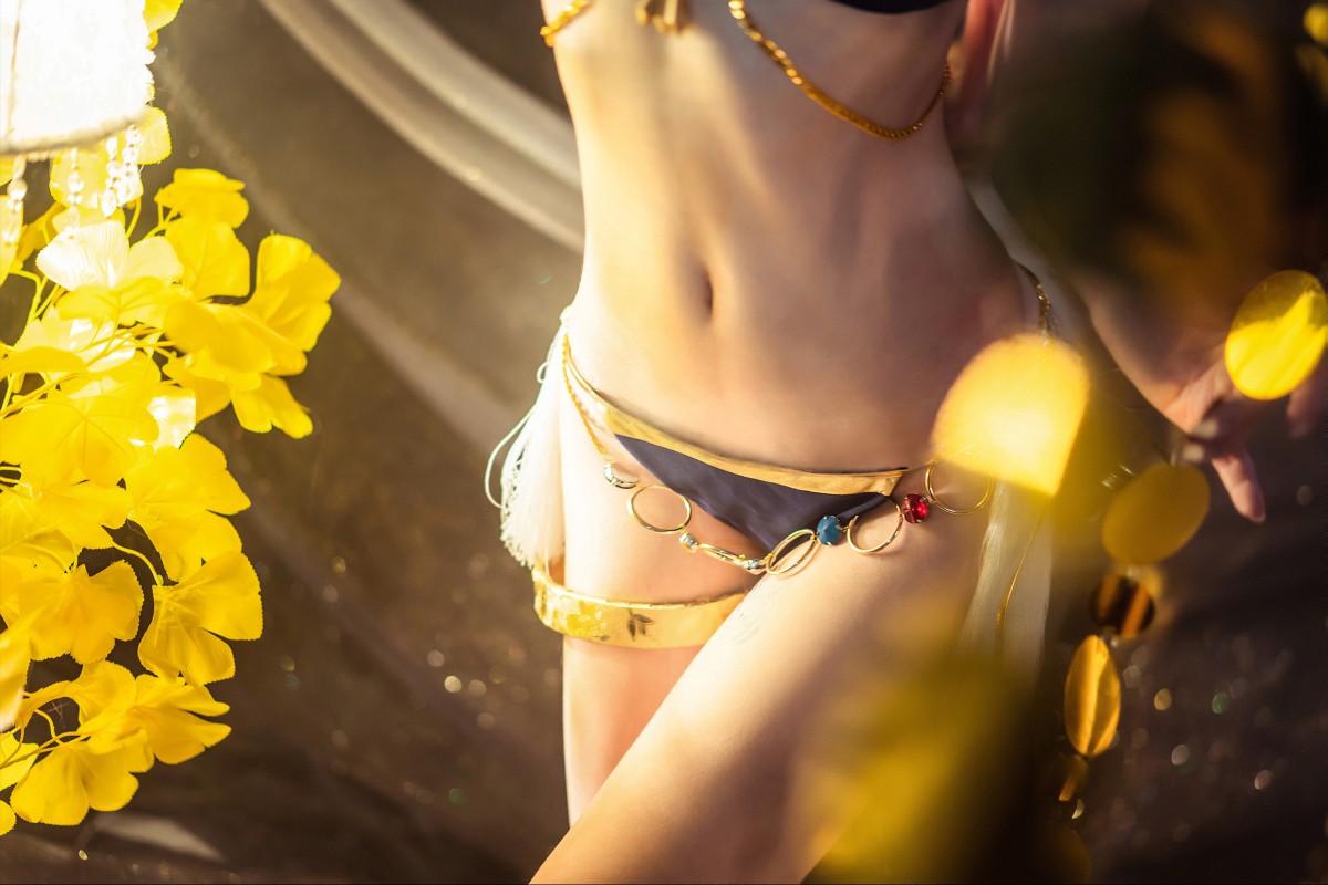 [Cosplay]Fate玉藻前舞娘泳装-COSPLAY