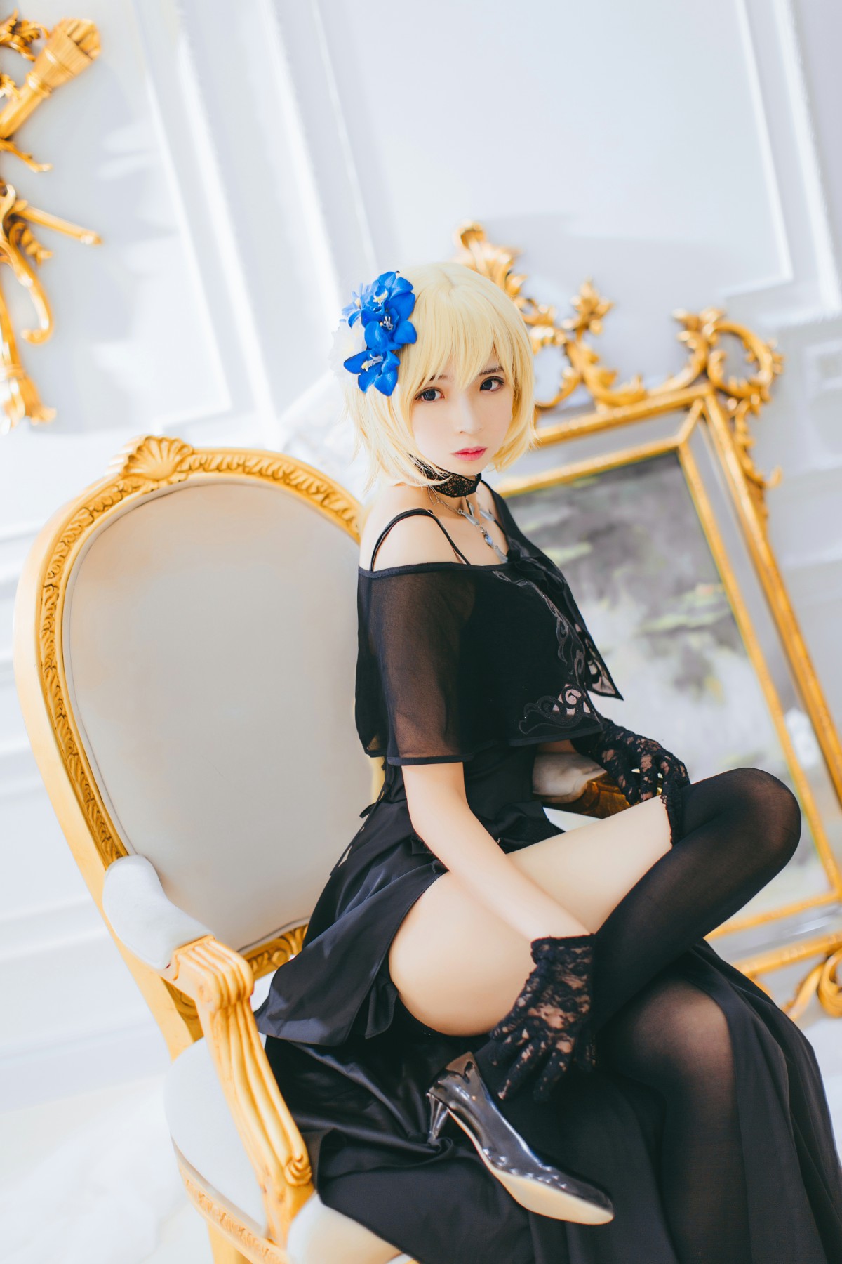 [Cosplay][网红少女]疯猫ss-疯猫贞德礼装-COSPLAY