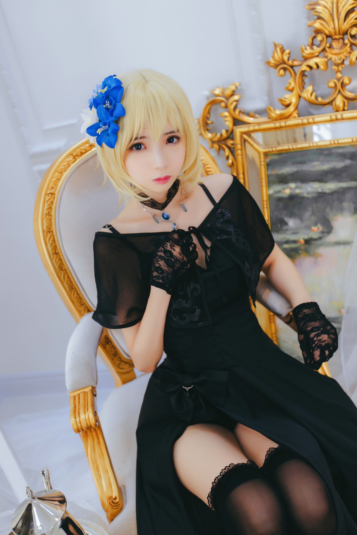 [Cosplay][网红少女]疯猫ss-疯猫贞德礼装-COSPLAY