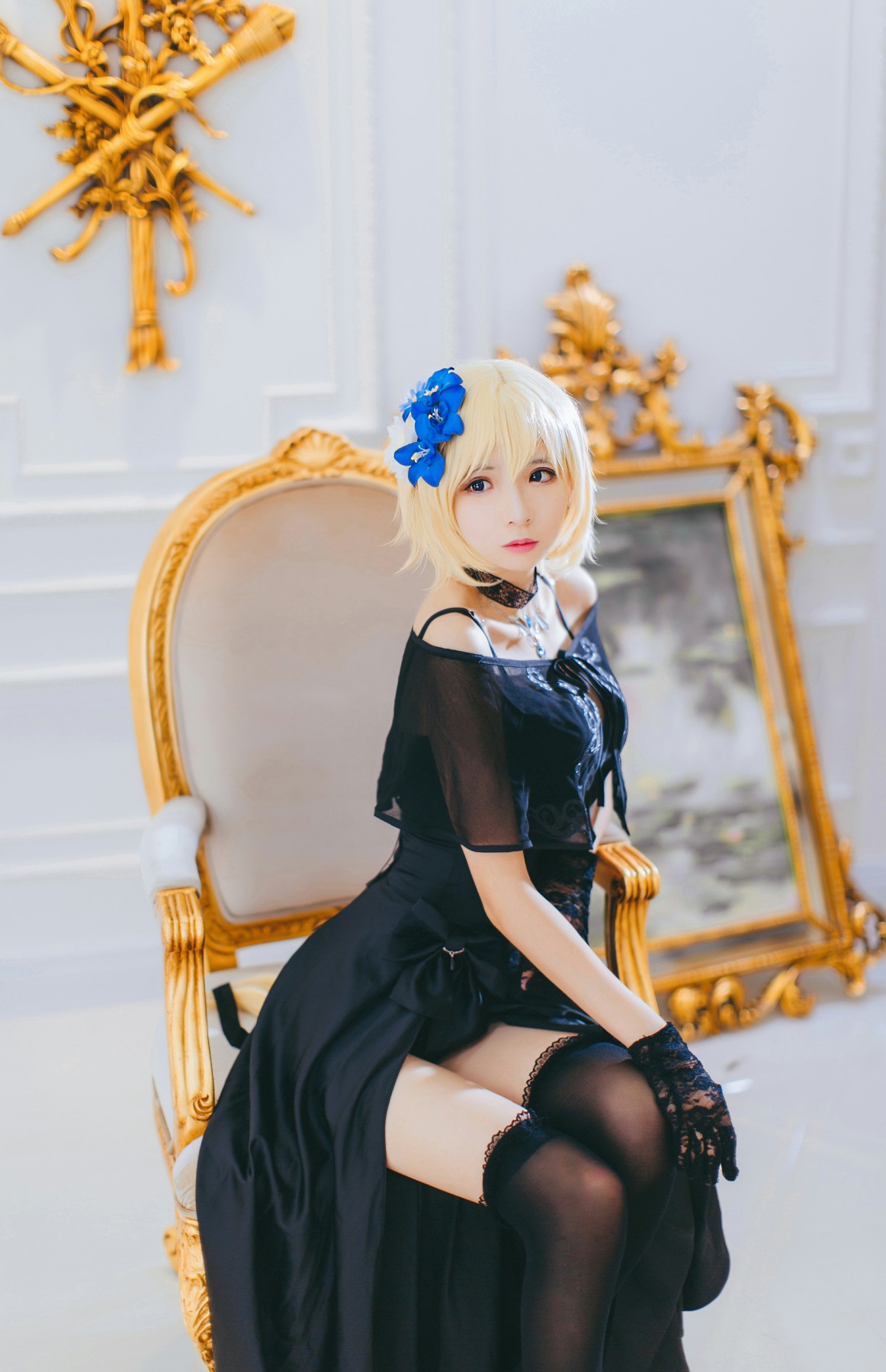 [Cosplay][网红少女]疯猫ss-疯猫贞德礼装-COSPLAY