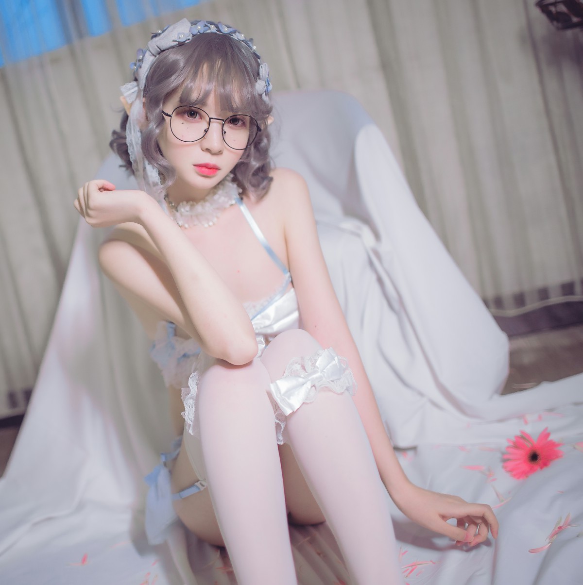 [Cosplay]疯猫ss–蓝色精灵-COSPLAY