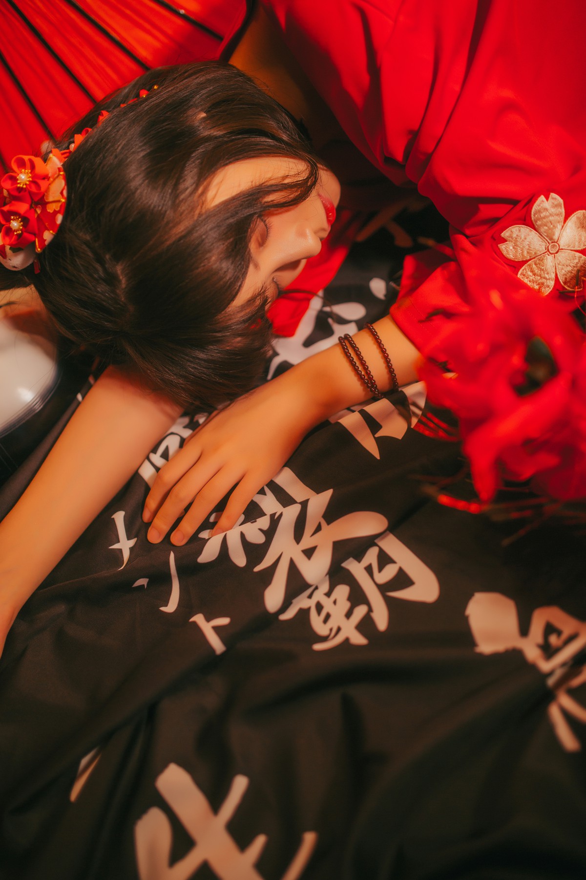 [Cosplay]疯猫ss-红色羽衣-COSPLAY