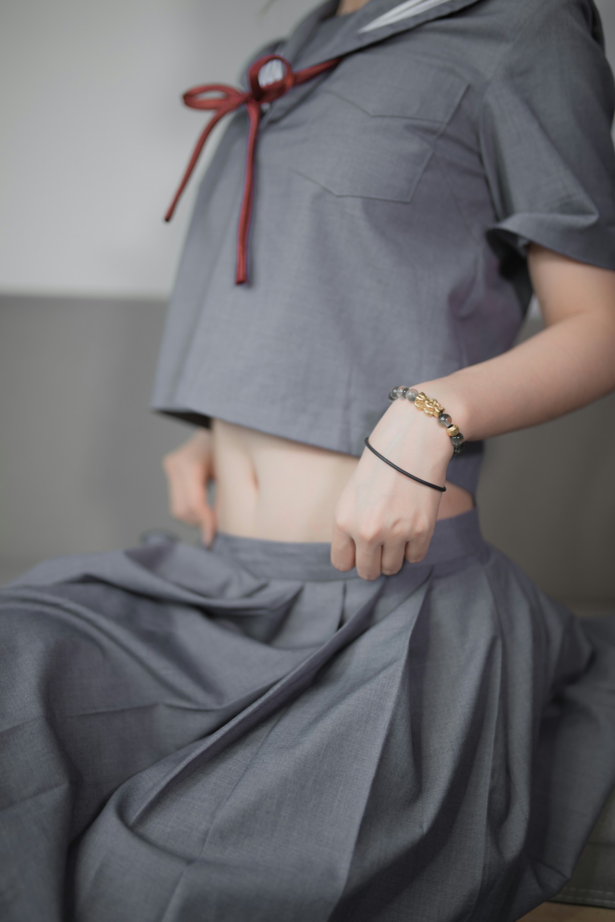 [Cosplay]疯猫ss-蓝灰JK-COSPLAY