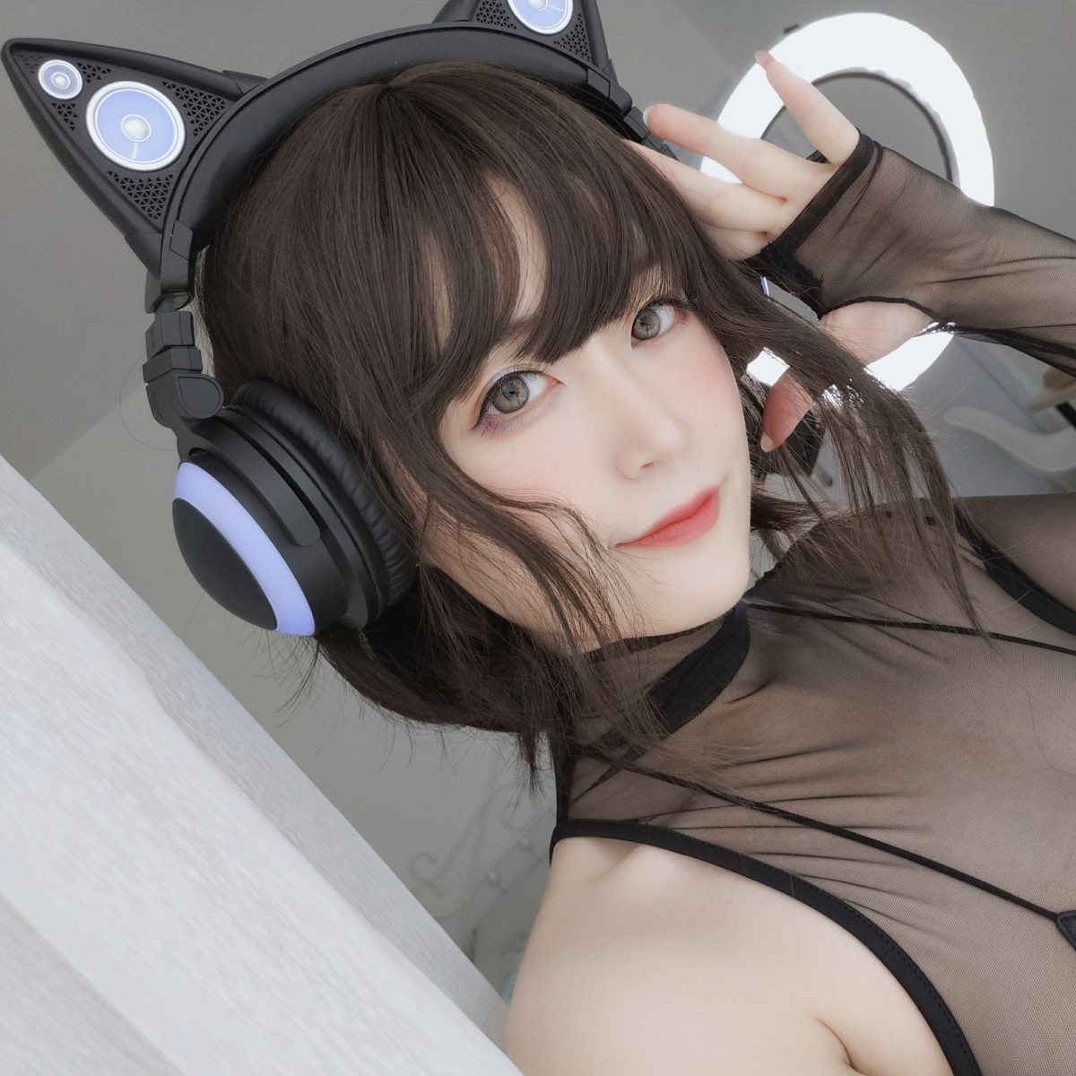 Coser小姐姐白银–电子喵-COSPLAY