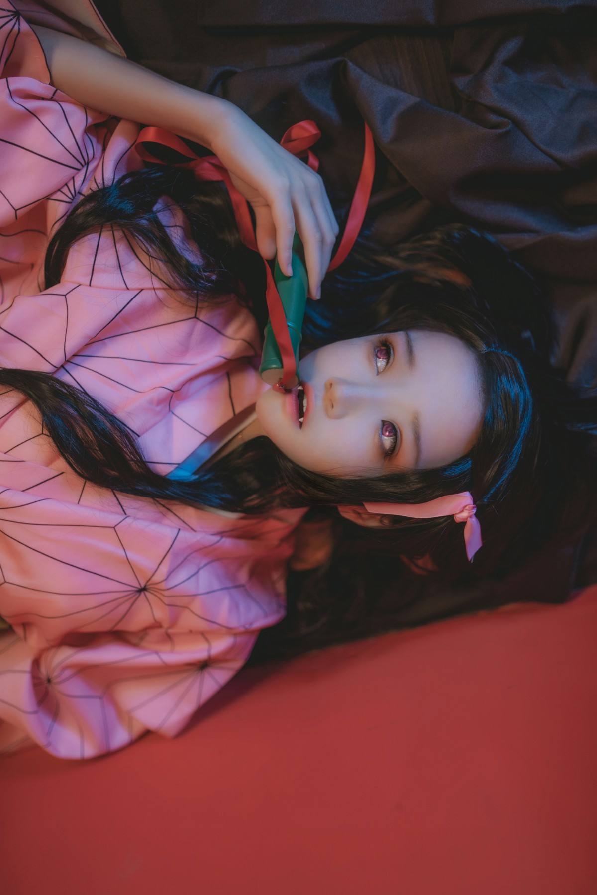 [Cosplay]桜桃喵-灶门祢豆子-COSPLAY