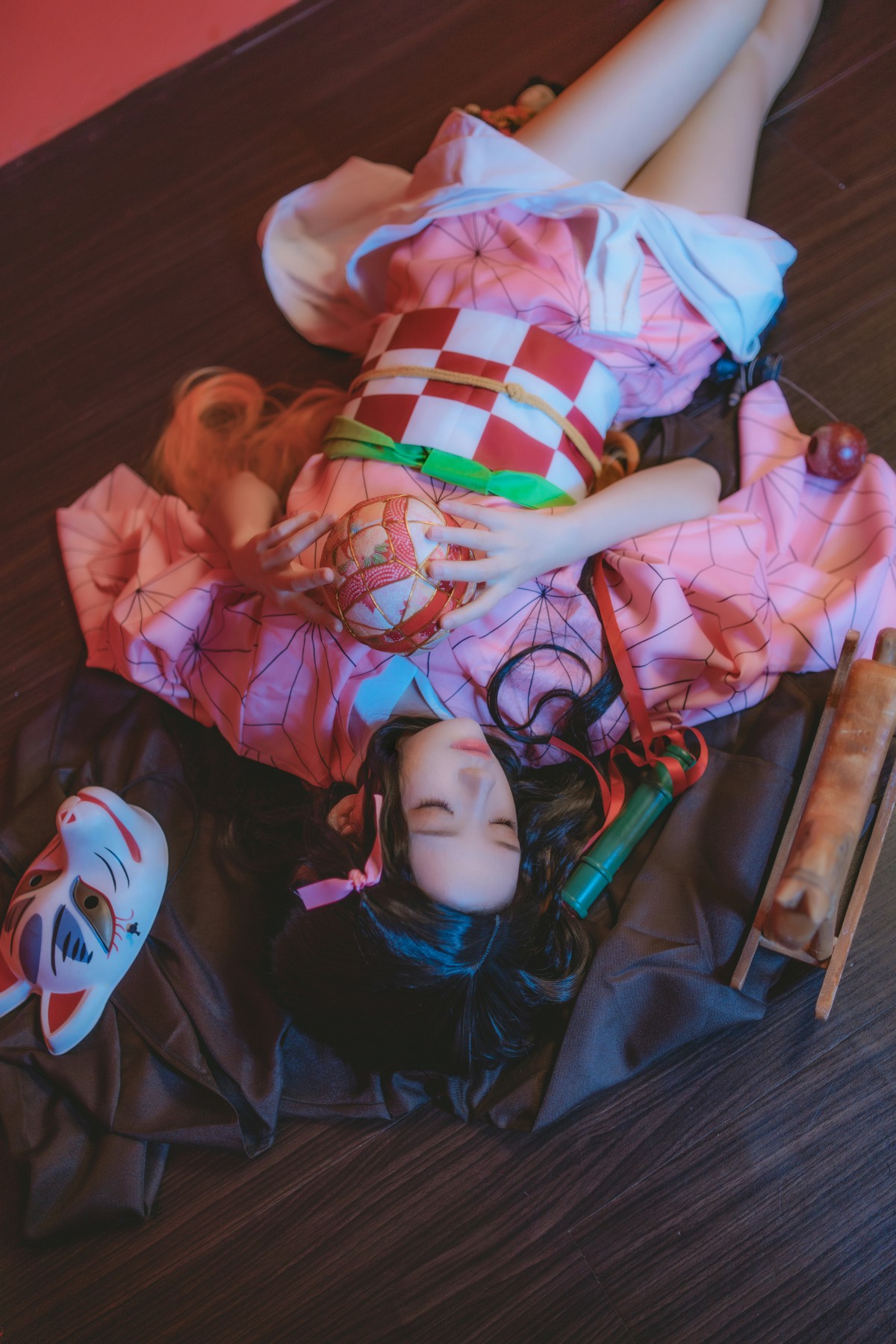[Cosplay]桜桃喵-灶门祢豆子-COSPLAY