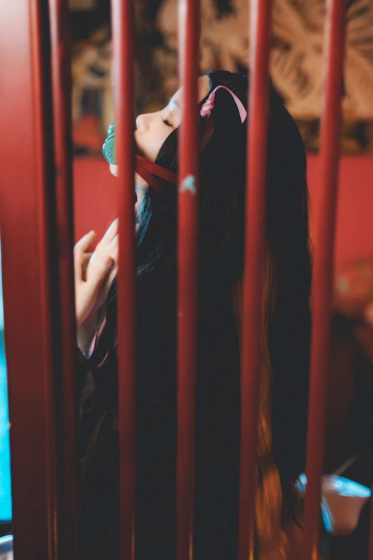 [Cosplay]桜桃喵-灶门祢豆子-COSPLAY