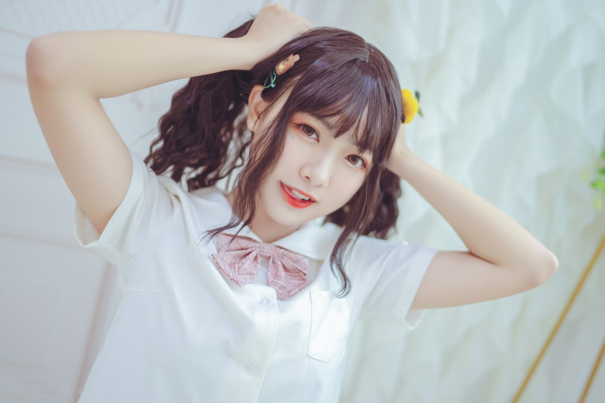 喵糖映画VOL001过膝白丝-COSPLAY