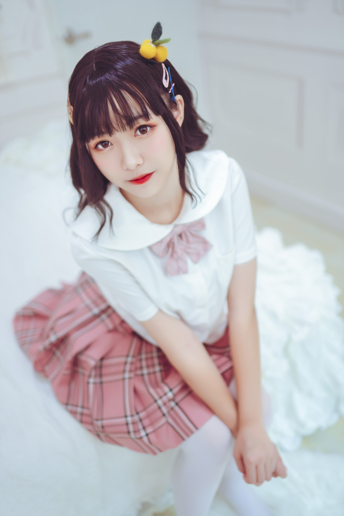 喵糖映画VOL001过膝白丝-COSPLAY