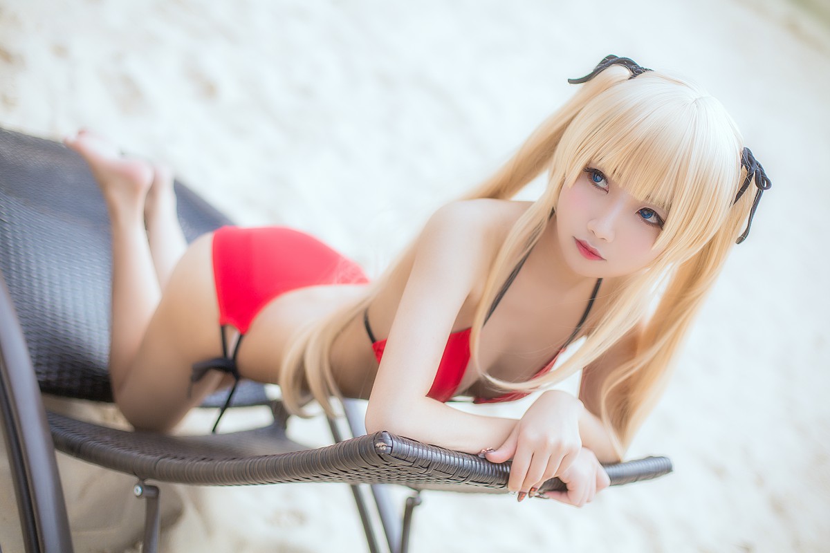 [Cosplay]鬼畜瑶在不在-泳装魔女-COSPLAY