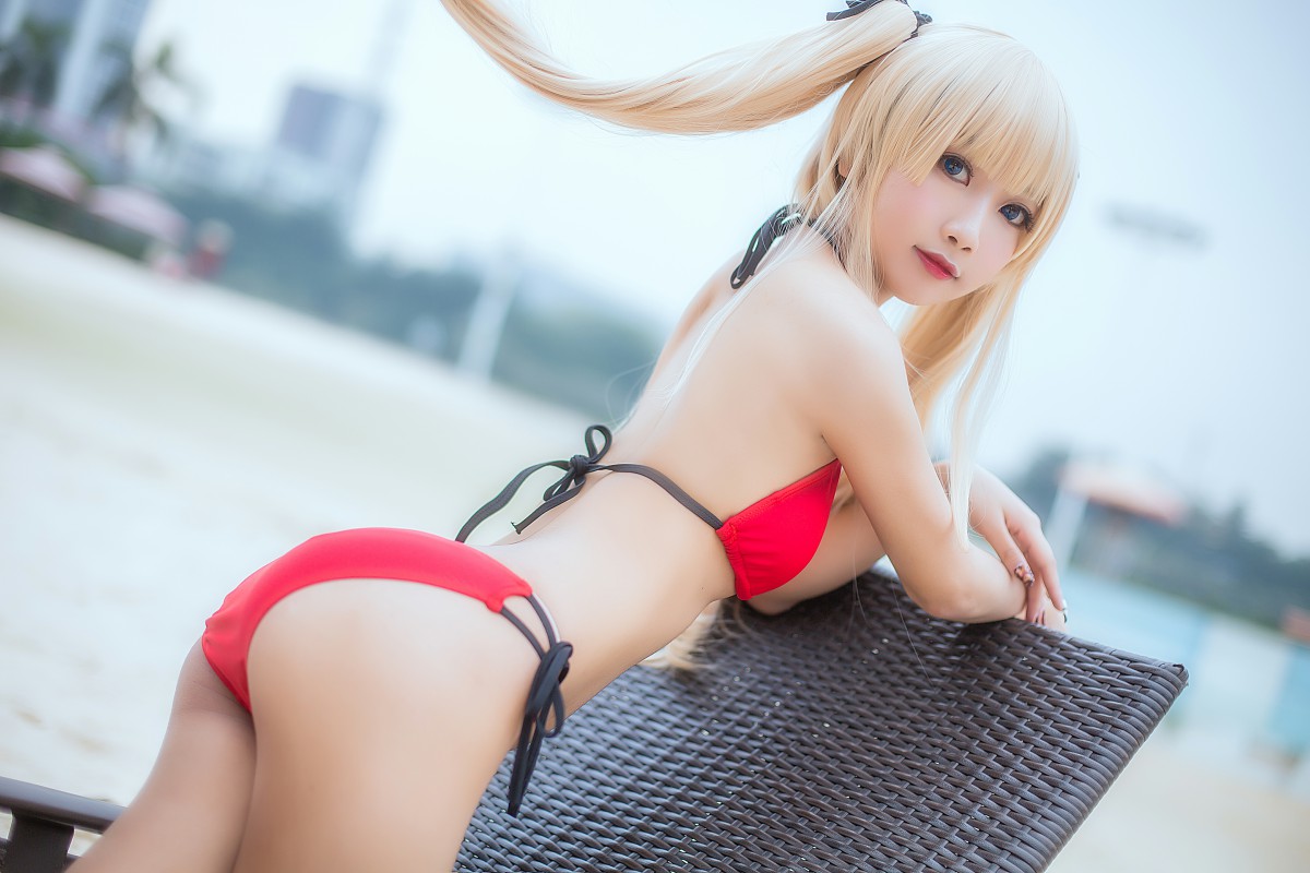 [Cosplay]鬼畜瑶在不在-泳装魔女-COSPLAY