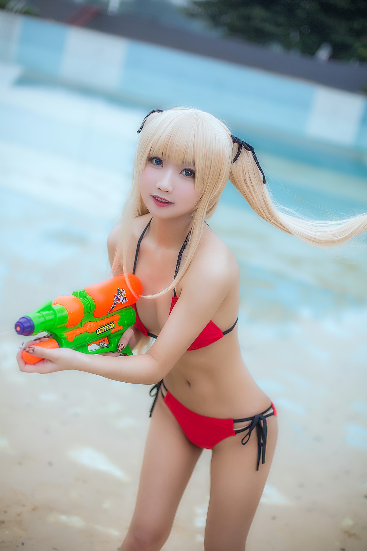 [Cosplay]鬼畜瑶在不在-泳装魔女-COSPLAY