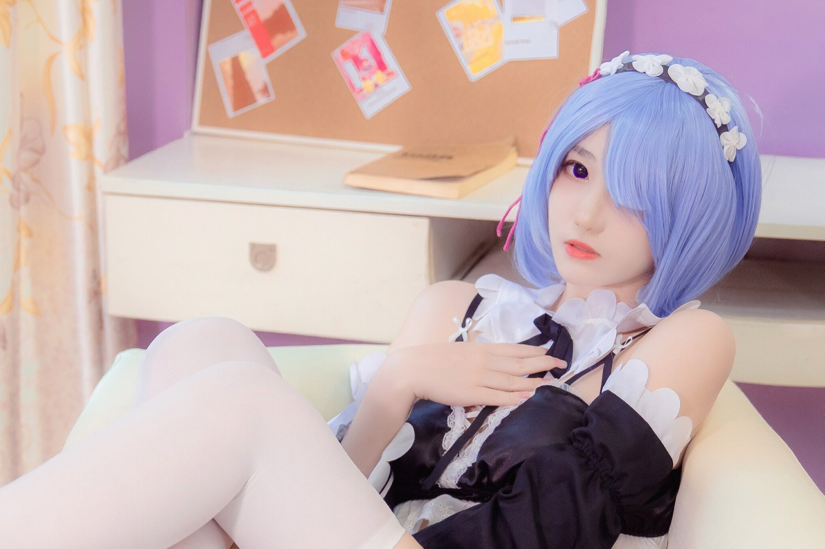[Cosplay]南桃Momoko-蕾姆内衣-COSPLAY
