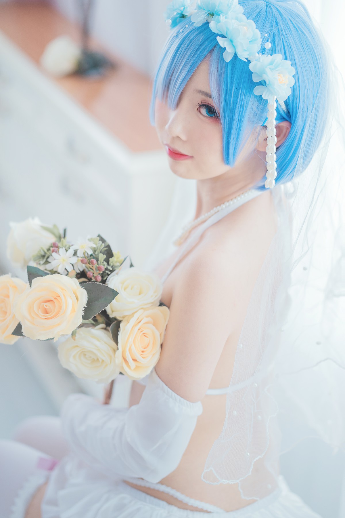 [Cosplay]面饼仙儿-花嫁蕾姆-COSPLAY