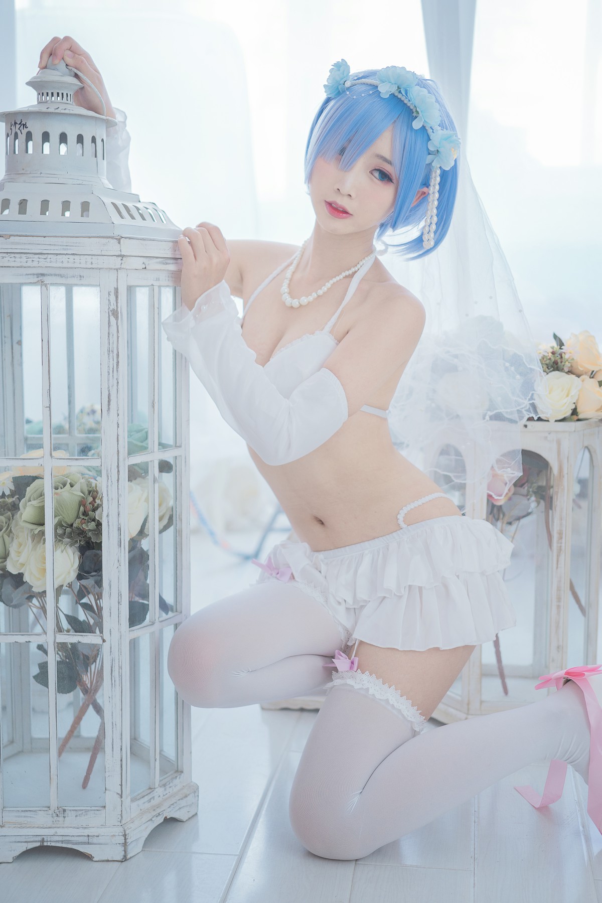 [Cosplay]面饼仙儿-花嫁蕾姆-COSPLAY