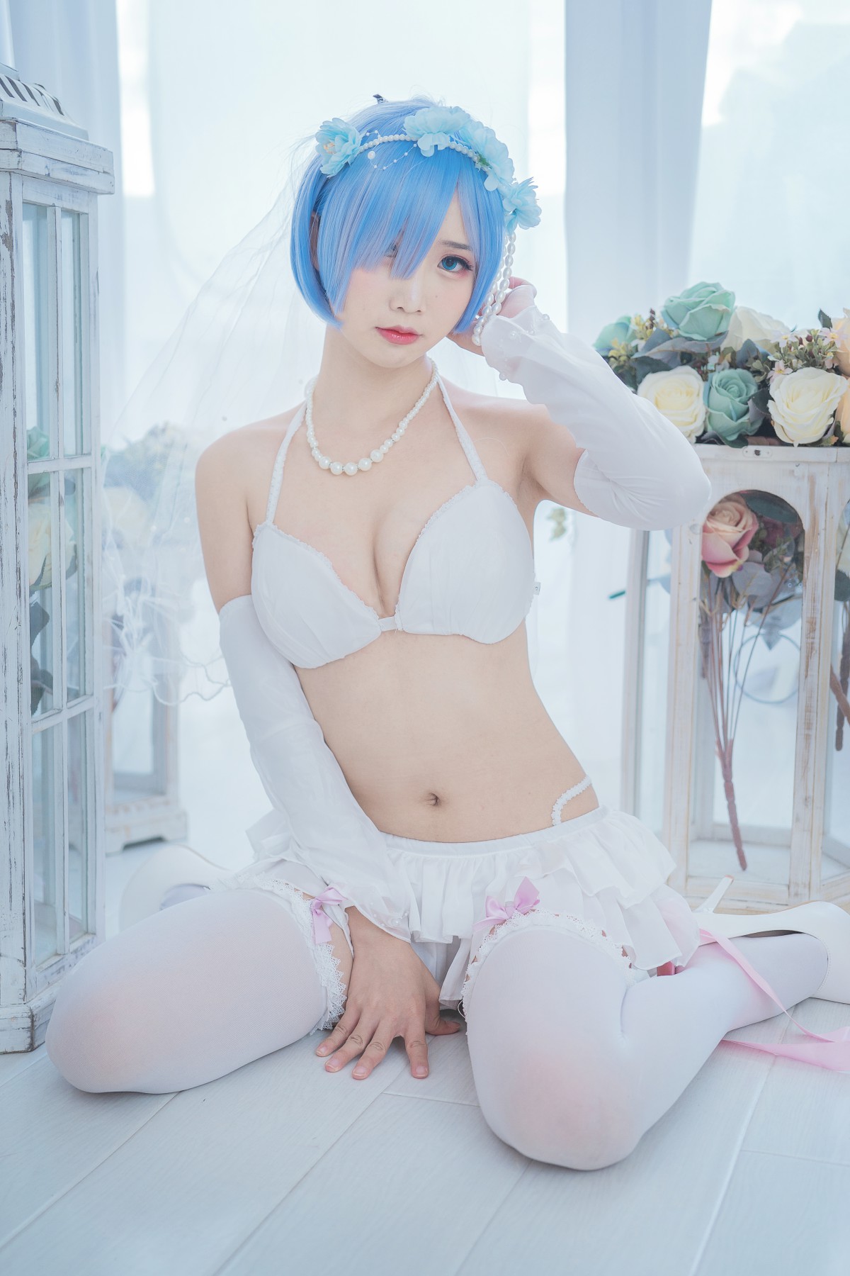 [Cosplay]面饼仙儿-花嫁蕾姆-COSPLAY