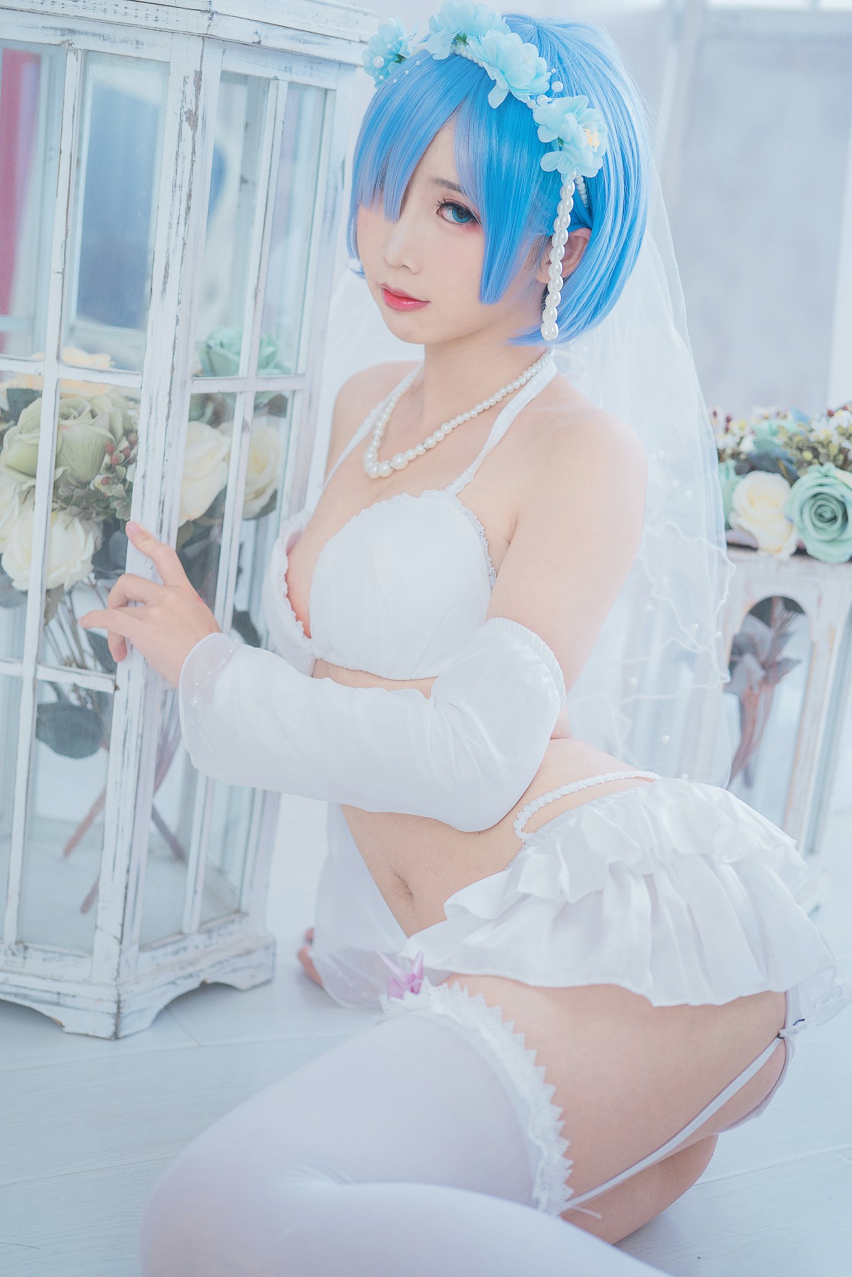 [Cosplay]面饼仙儿-花嫁蕾姆-COSPLAY