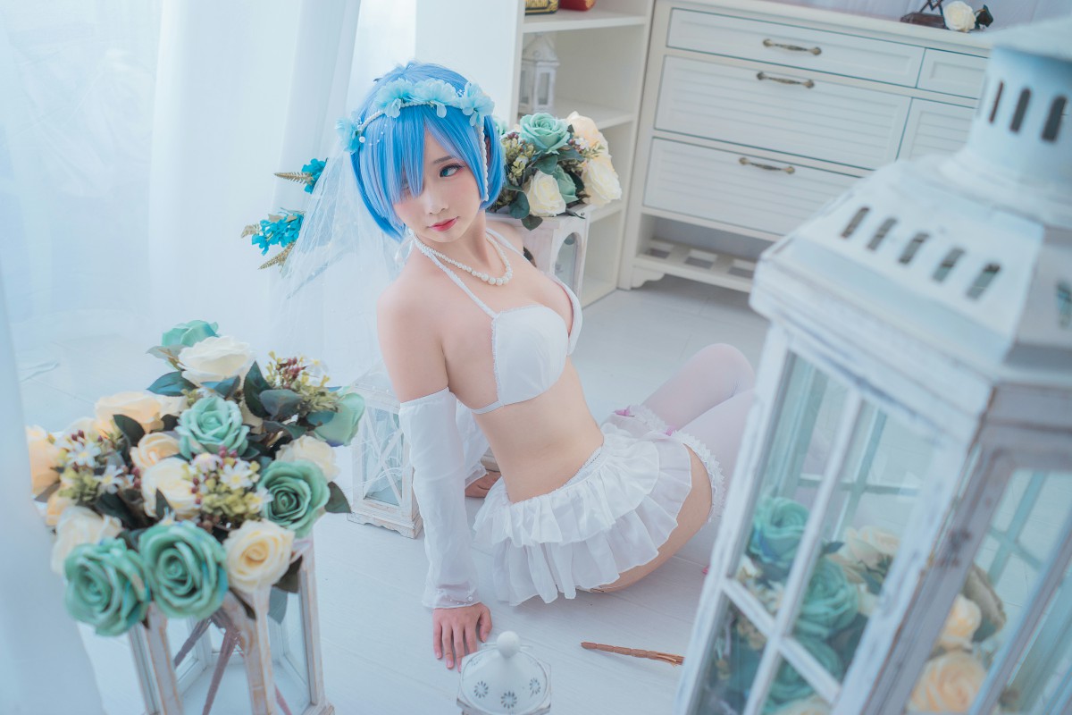 [Cosplay]面饼仙儿-花嫁蕾姆-COSPLAY