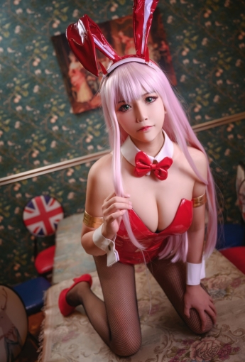 [Cosplay]抱走莫子-02网袜兔女郎-COSPLAY