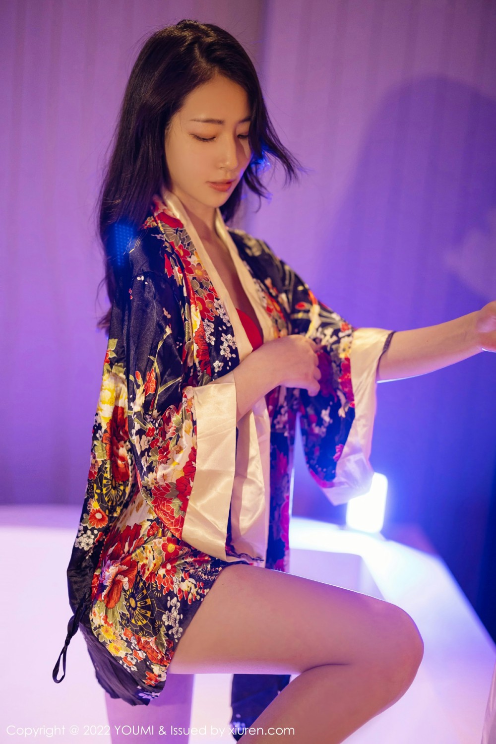 [YOUMI尤蜜荟]VOL765熊小诺红色内衣-[秀人套图]