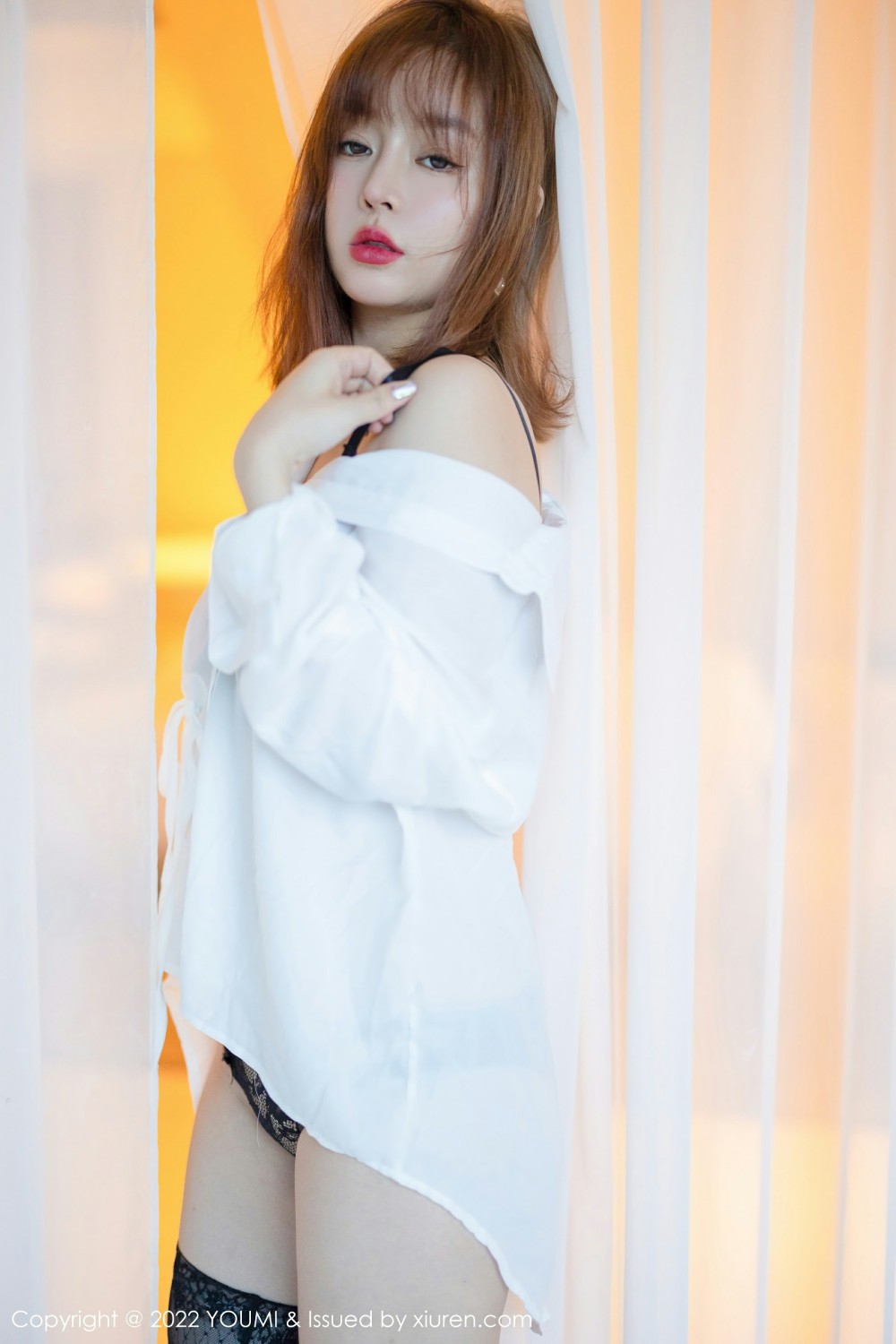 [YOUMI尤蜜荟]VOL767王雨纯黑色蕾丝-[秀人套图]