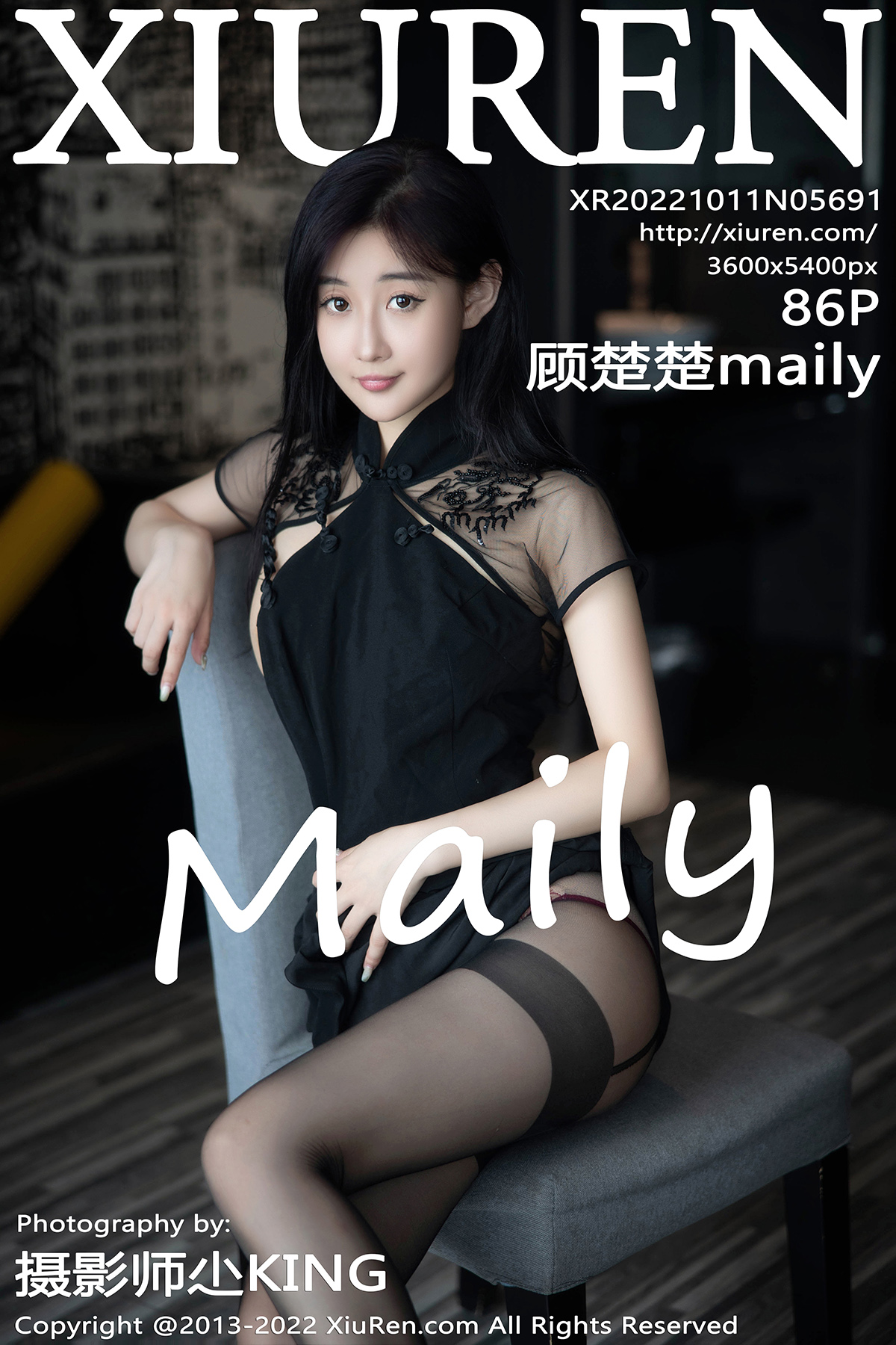 【XiuRen秀人網】20221011Vol5691顧楚楚maily【86P】-[秀人套图]