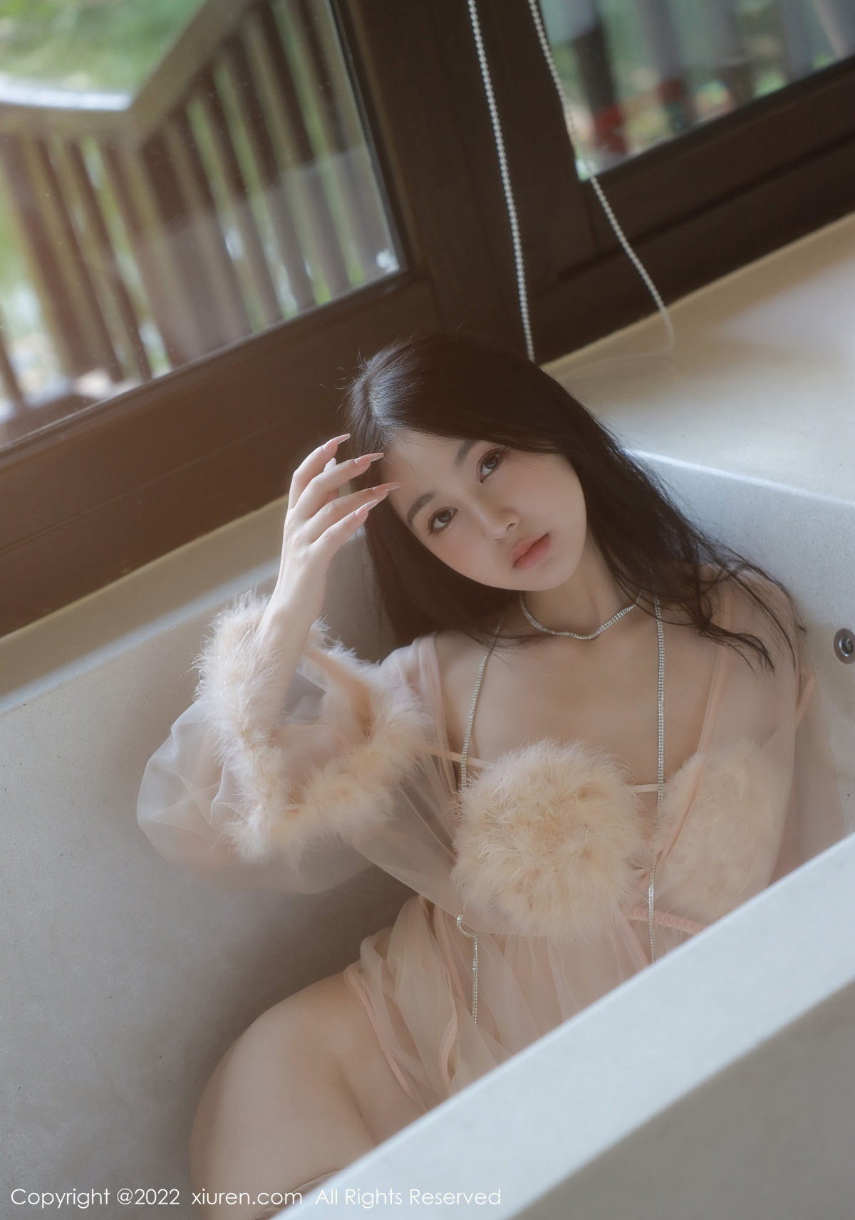 【XiuRen秀人網】20221102Vol5796謝晚晚【58P】-[秀人套图]