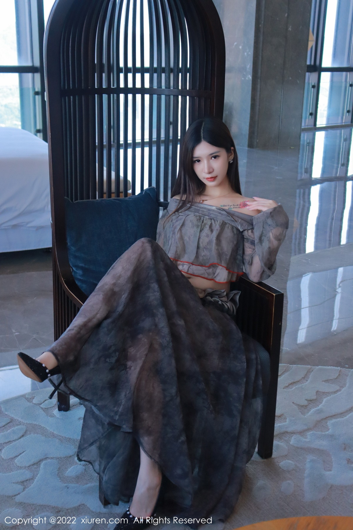 【XiuRen秀人网】20221115Vol5857hebe韩心雨【50P】-[秀人套图]