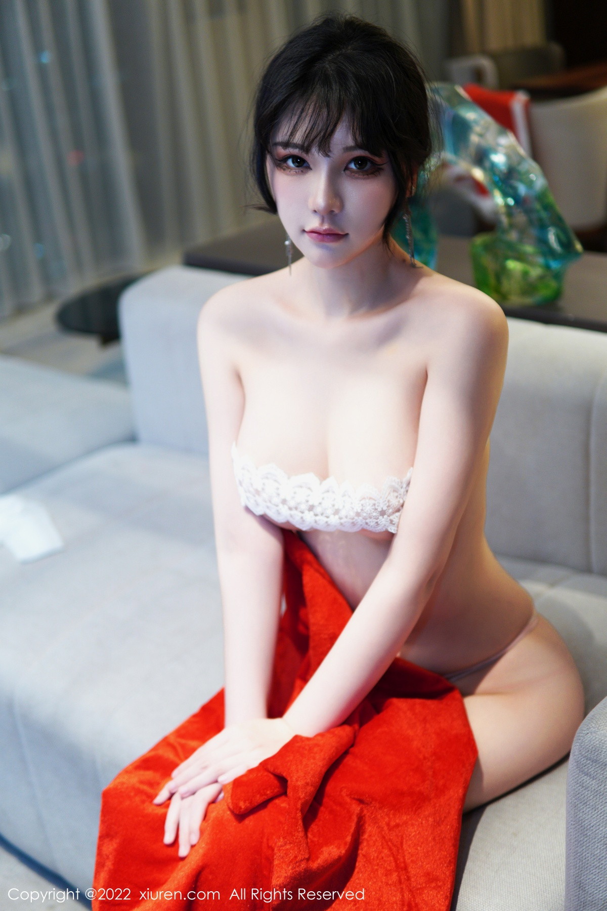 【XiuRen秀人網】20221221Vol6022桃桃子-完整版無水印寫真【72P】-[秀人套图]