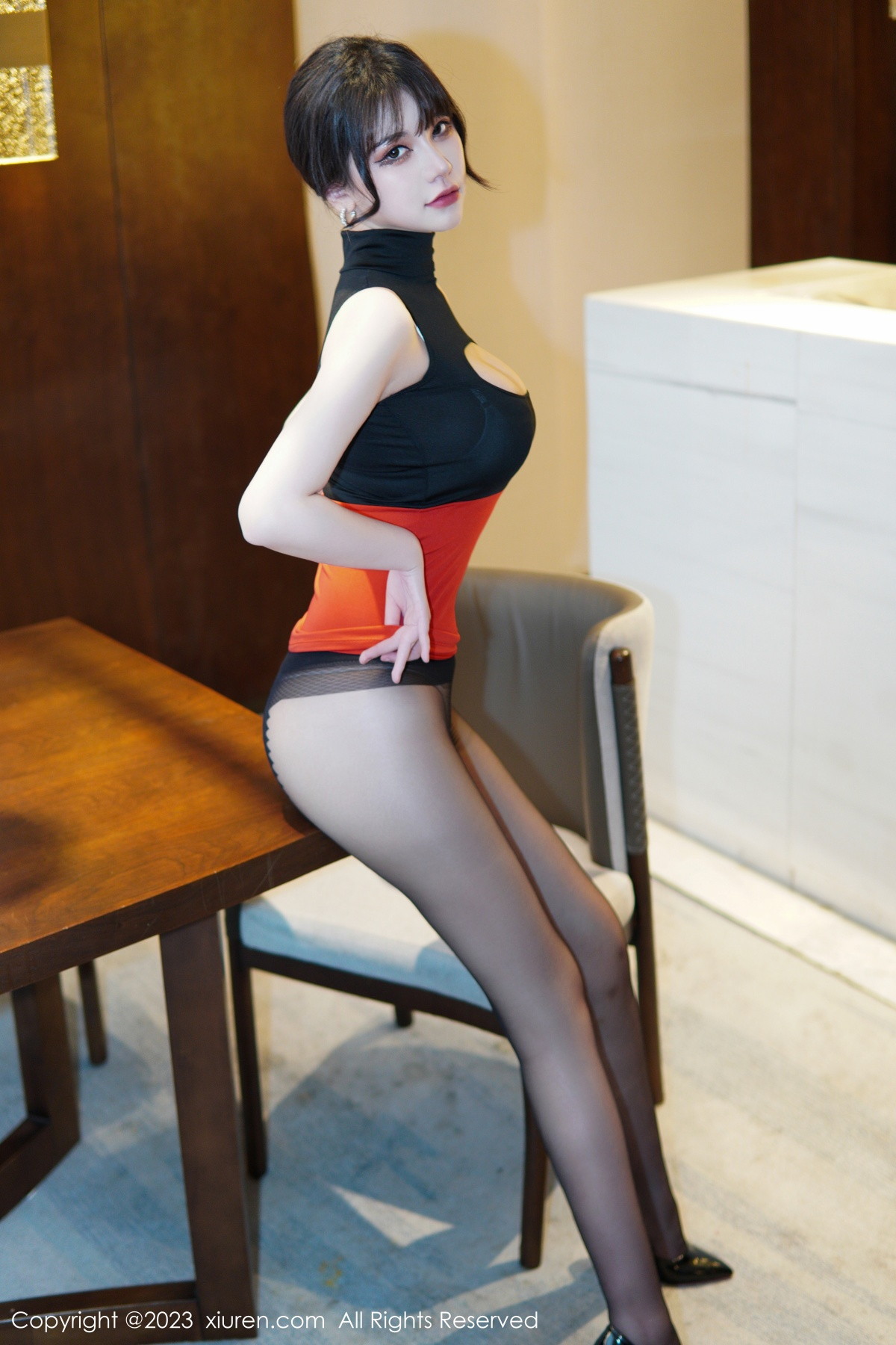 【XiuRen秀人網】20230103Vol6075桃桃子-完整版無水印寫真【77P】-[秀人套图]