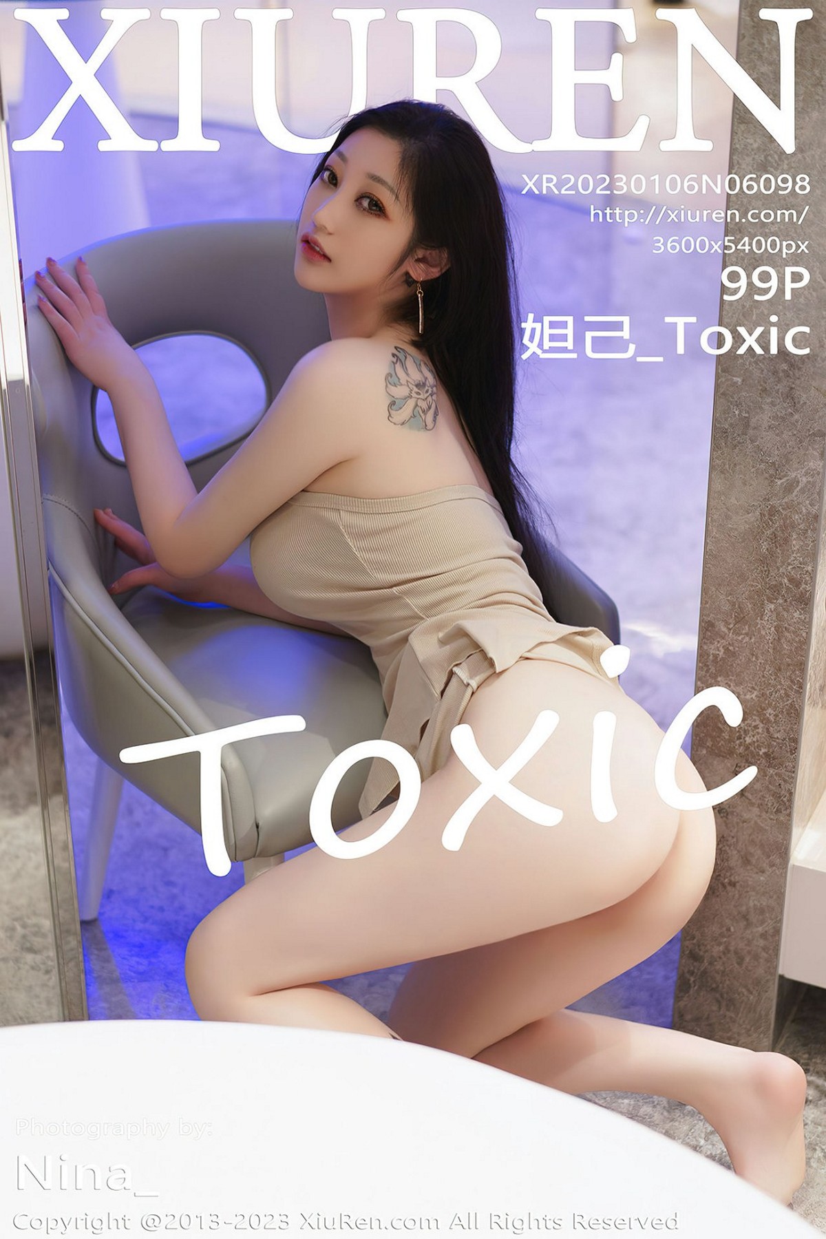 【XiuRen秀人網】20230106Vol6098妲己-Toxic【99P】-[秀人套图]