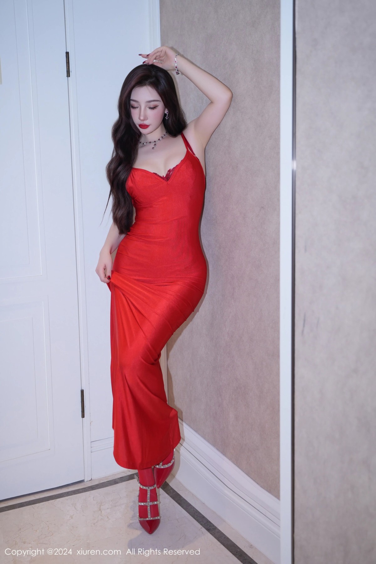 【XiuRen秀人網】20240417Vol8406蕾蕾醒了沒【59P】-[秀人套图]