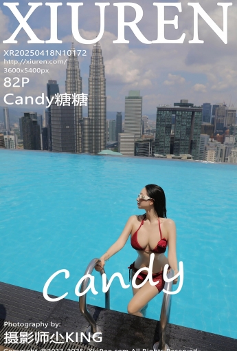 【XIUREN秀人網】2025.04.18 VOL.10172 Candy糖糖 紅色比基尼 【82P】 - [秀人套图]