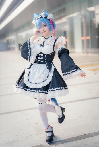 花柒hana 螢火蟲動漫嘉年華 貓貓蕾姆【107P】 - COSPLAY