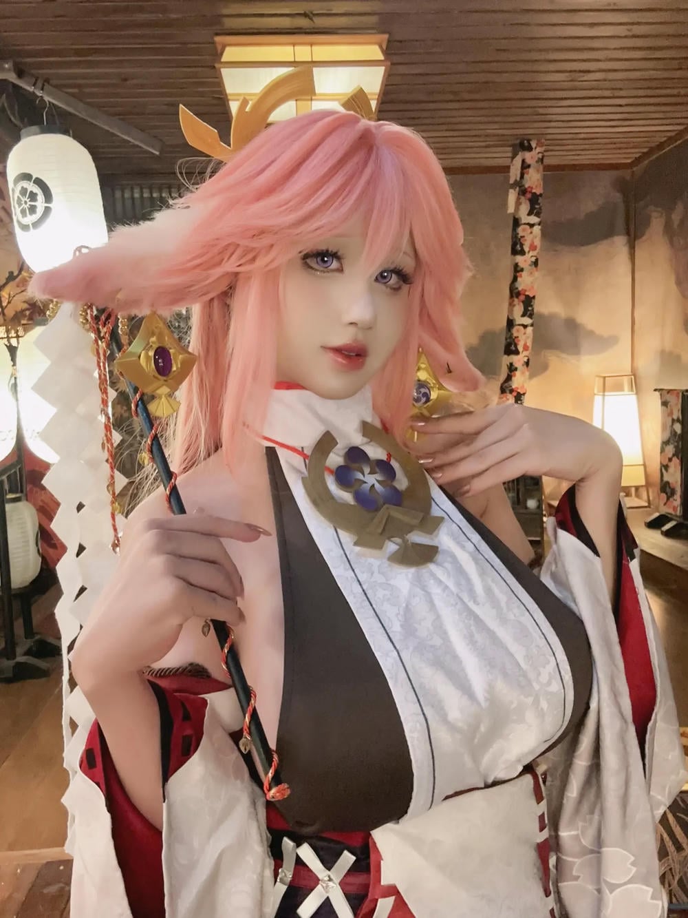 桜滿三時八重神子【89P】-COSPLAY