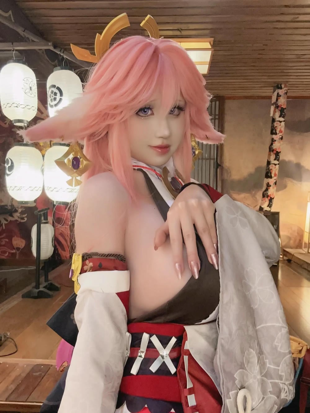 桜滿三時八重神子【89P】-COSPLAY