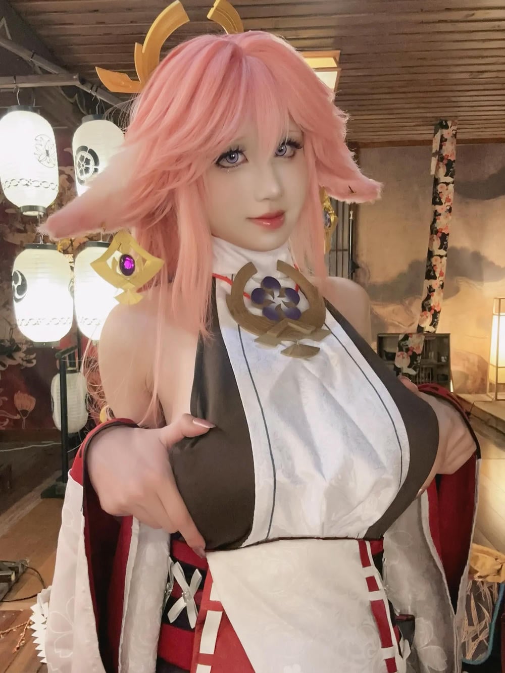 桜滿三時八重神子【89P】-COSPLAY