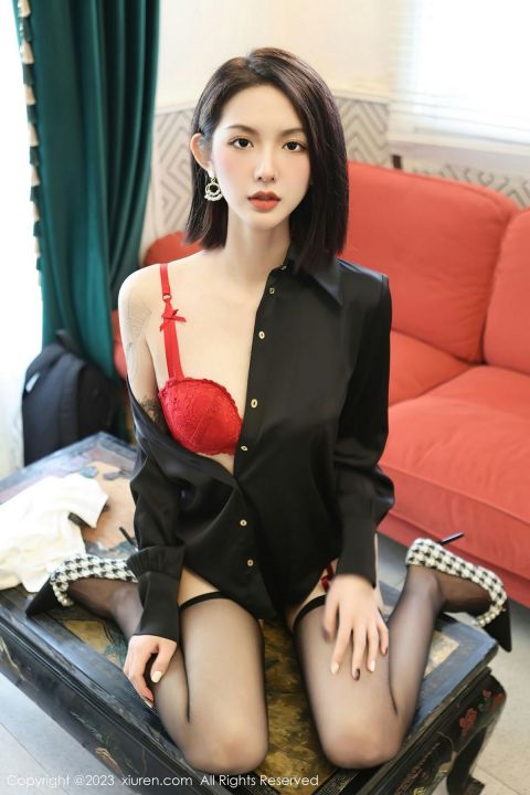 【XiuRen秀人網】20230303Vol6356喬一一【89P】-XIUREN秀人网