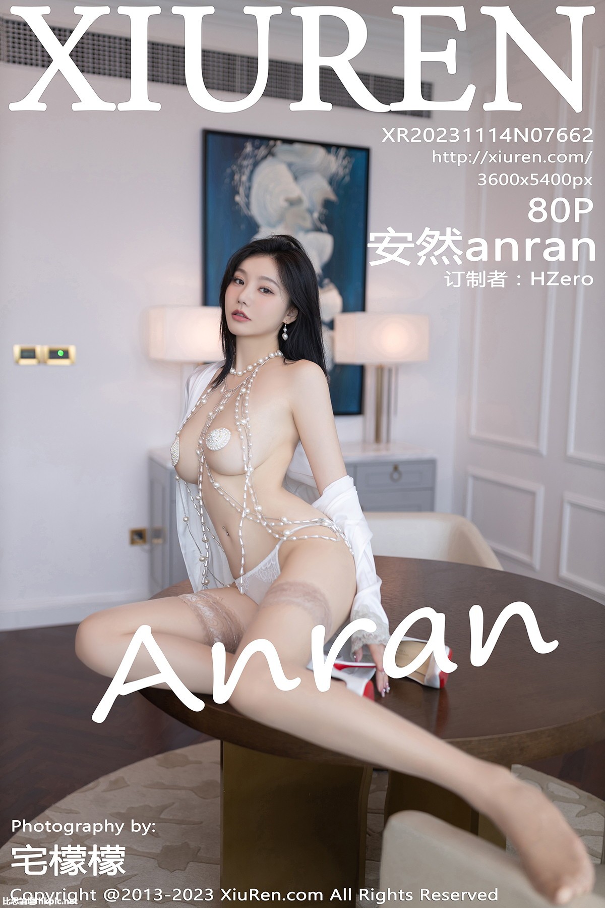 【XiuRen秀人網】20231114Vol7662安然anran【80P】-XIUREN秀人网