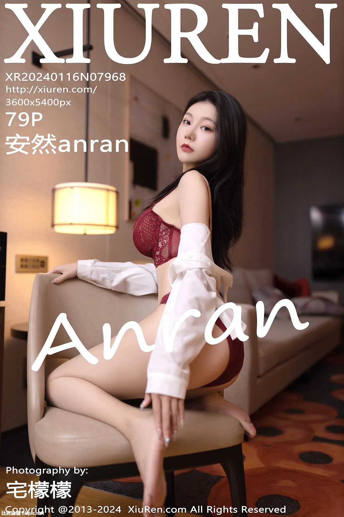 【XiuRen秀人網】20240116Vol7968安然anran【79P】-XIUREN秀人网