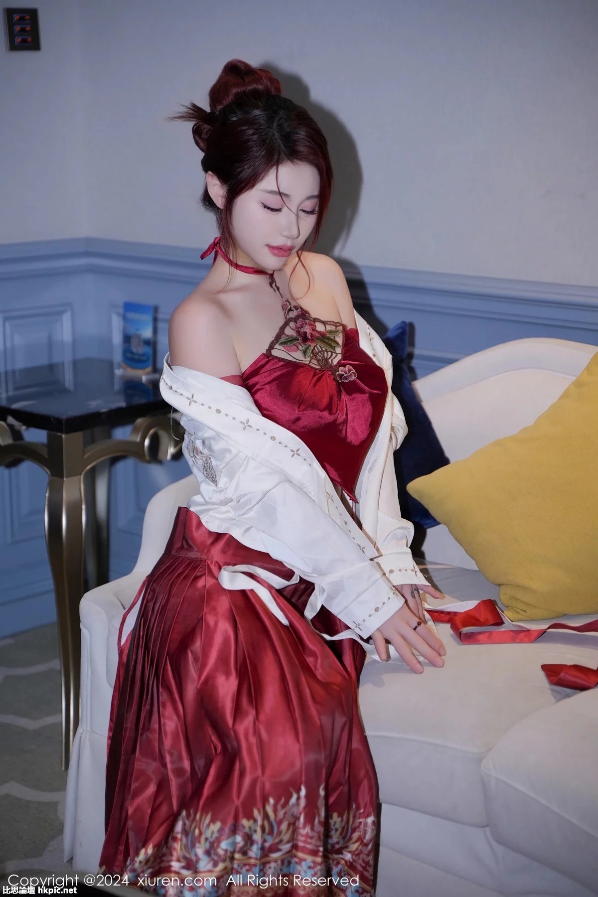 【XiuRen秀人網】20240119Vol7985美七Mia【70P】-XIUREN秀人网