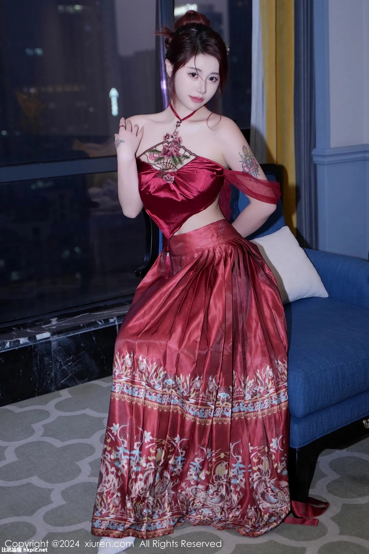 【XiuRen秀人網】20240119Vol7985美七Mia【70P】-XIUREN秀人网