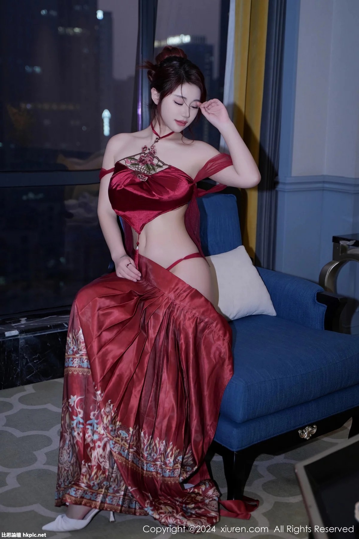 【XiuRen秀人網】20240119Vol7985美七Mia【70P】-XIUREN秀人网