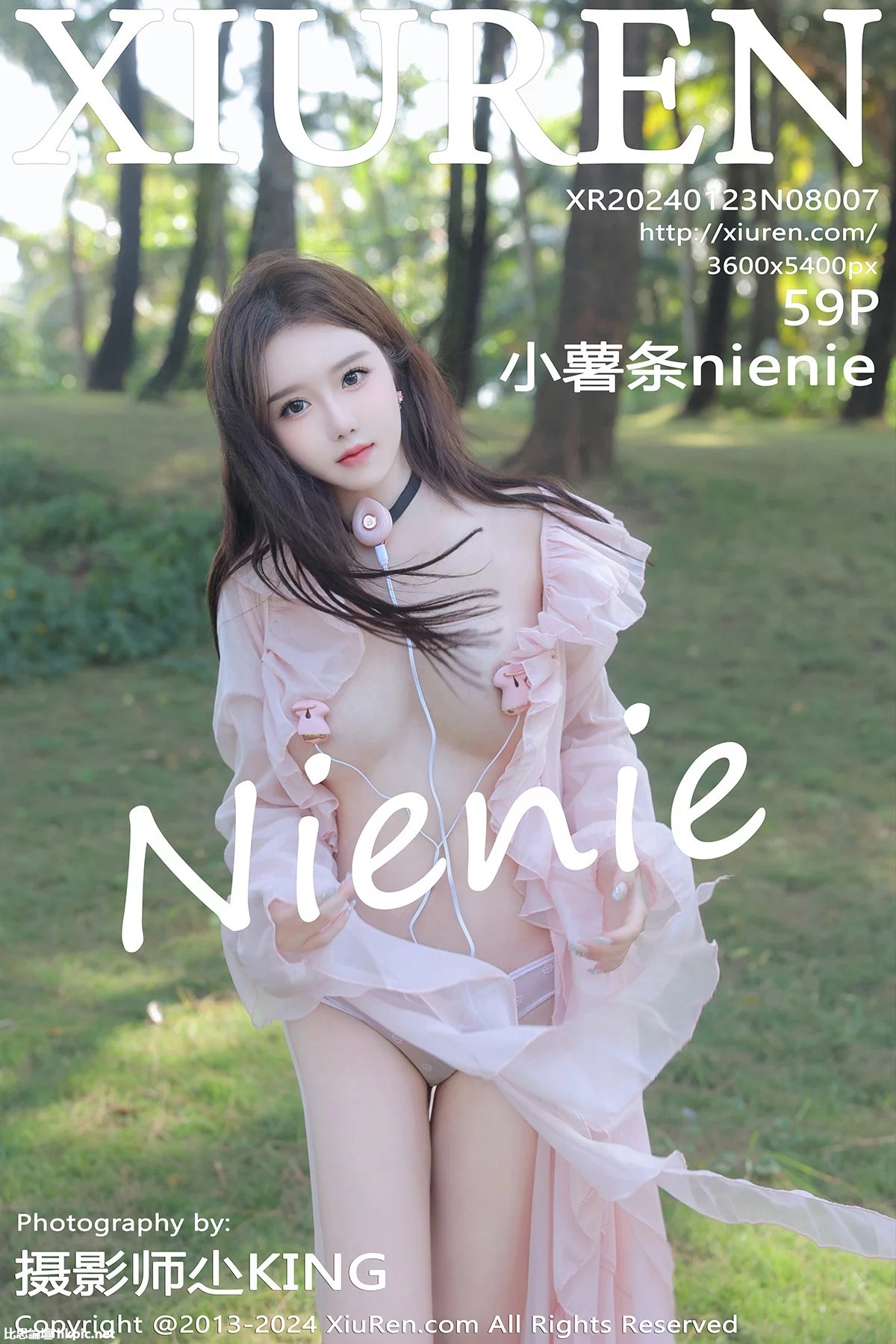 【XiuRen秀人網】20240123Vol8007小薯條nienie【59P】-XIUREN秀人网