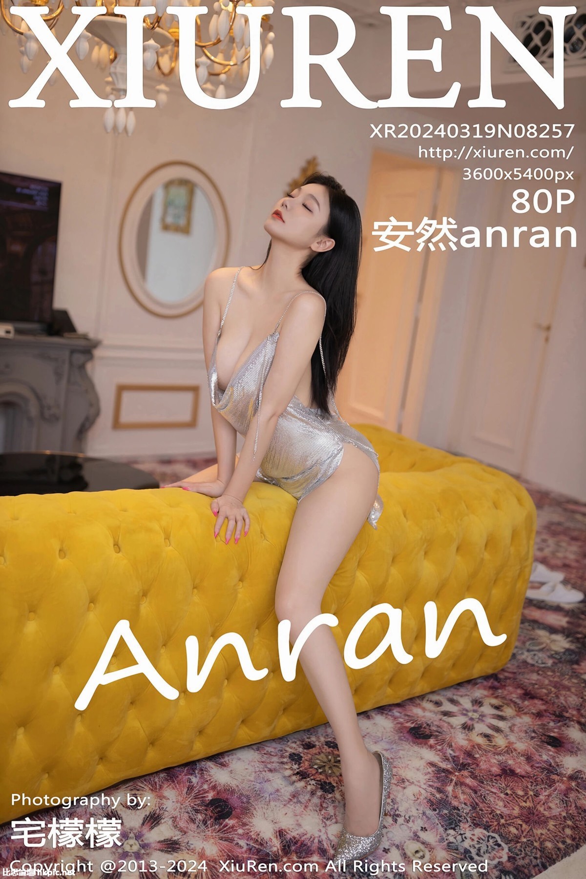 【XiuRen秀人網】20240319Vol8257安然anran【80P】-XIUREN秀人网