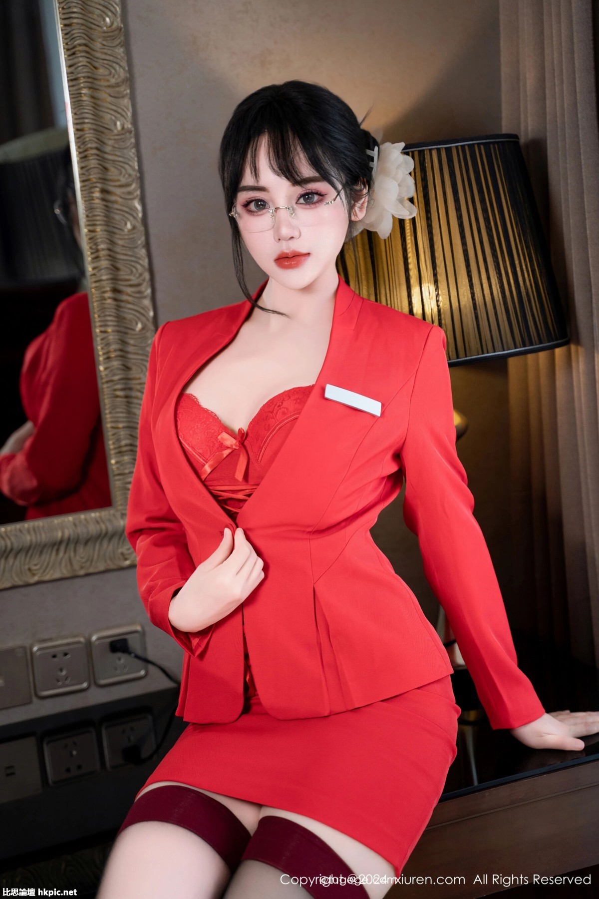 【XiuRen秀人網】20240409Vol8360汐汐愛吃草莓【60P】-XIUREN秀人网